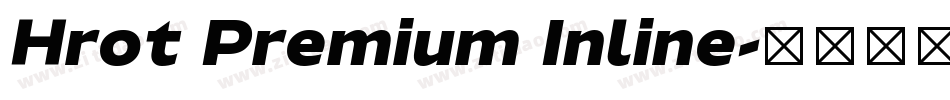 Hrot Premium Inline字体转换